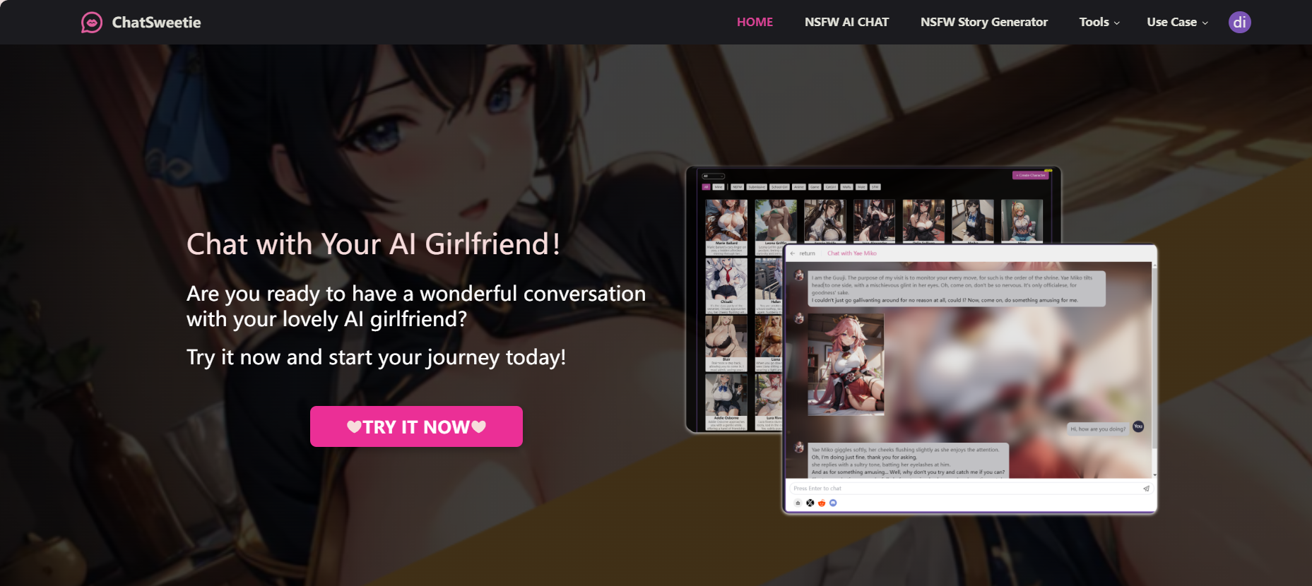 ChatSweetie-Free AI sexting platform