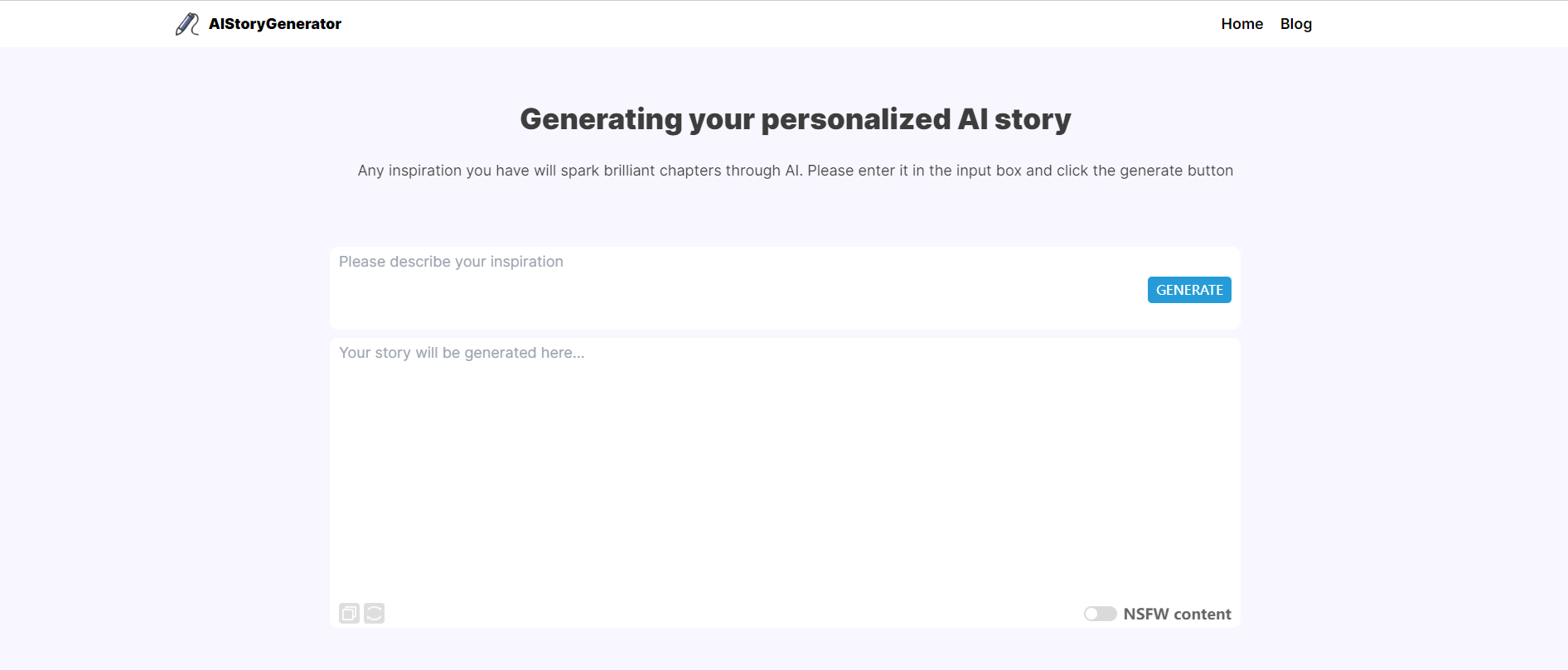 Free AI Story Generator