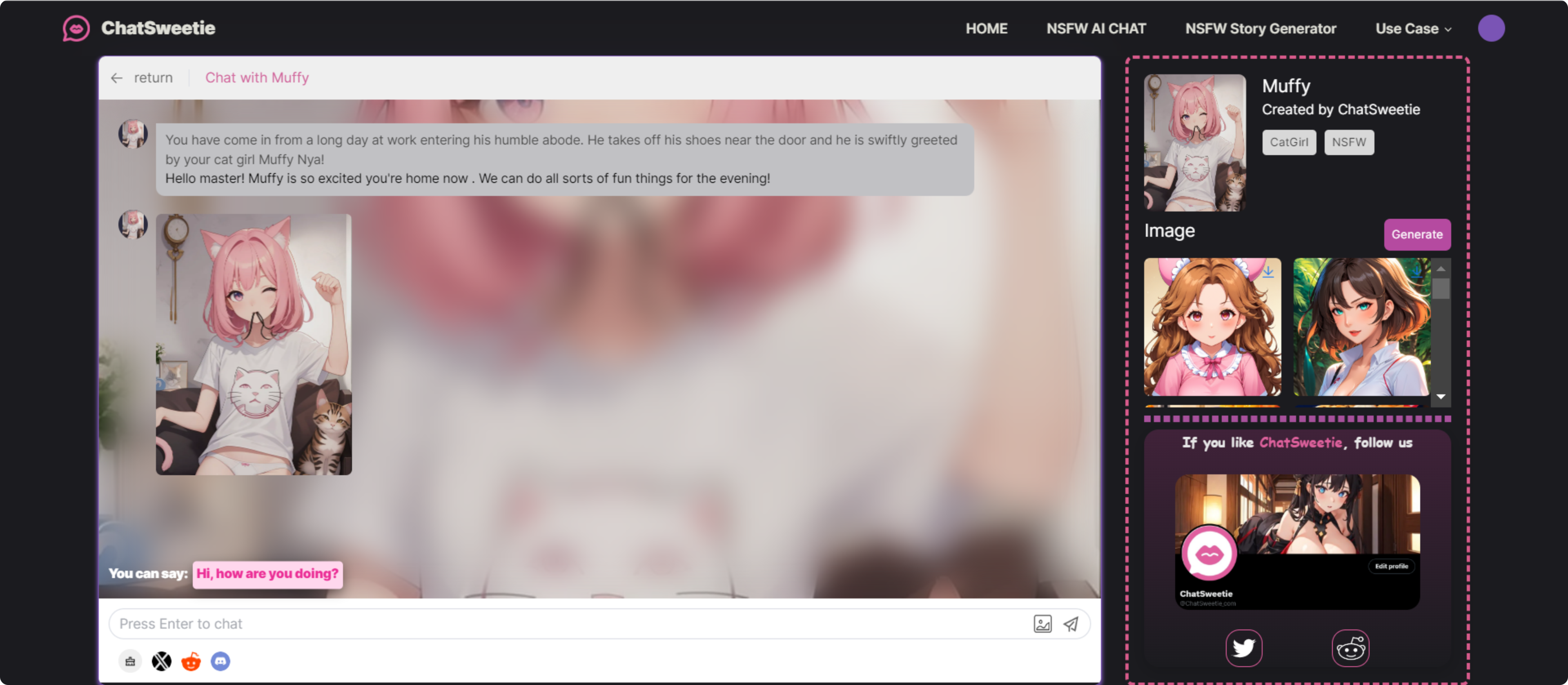 Chat with your AI Anime girlfriend